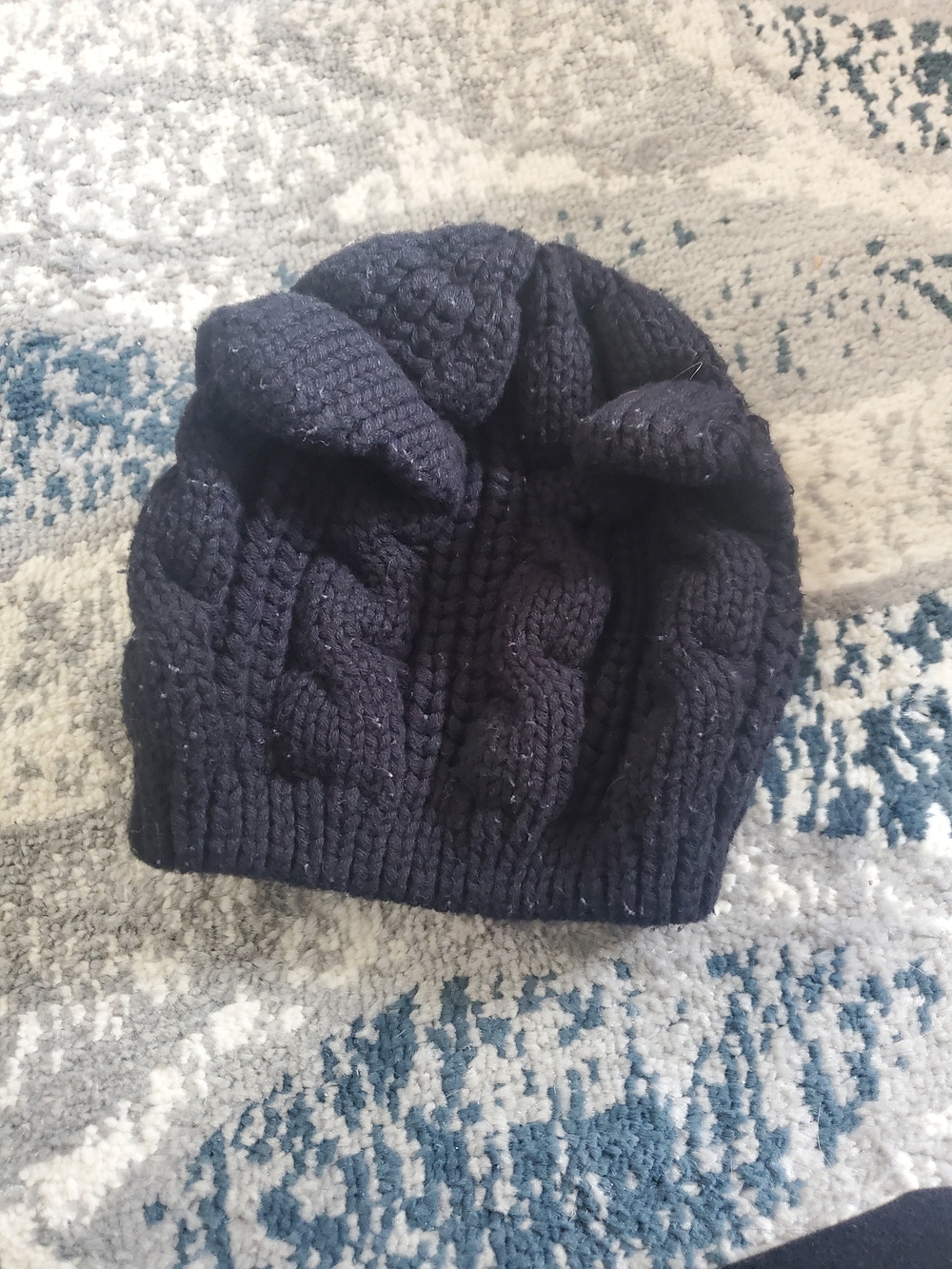 Kids Cable Knit Beanie Hat
